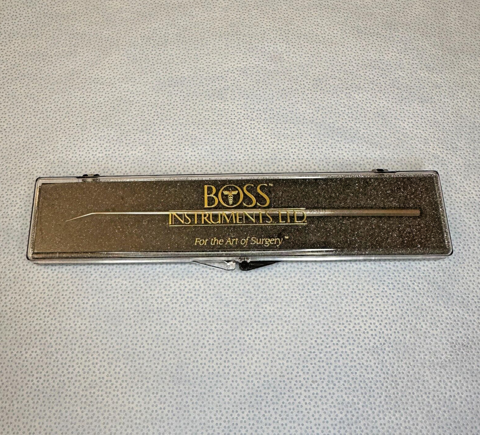 XOMED Boss Instruments 90-3313 Elevator “Gimmick”,1x12mm tip, angled 15°, 6 1/2″