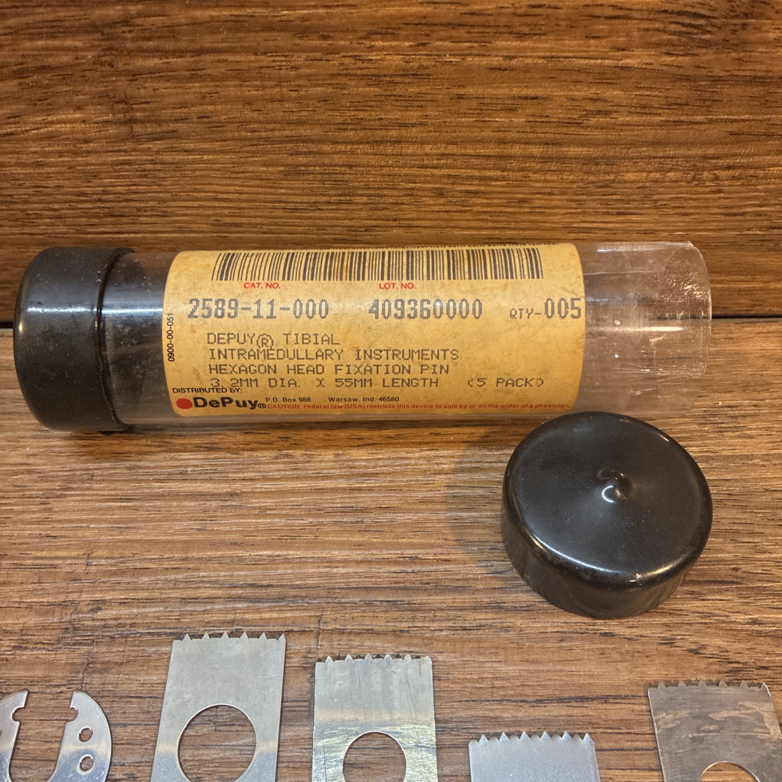 Stryker DePuy Tibial alignment tools lot Drills And Saw Pins instruments