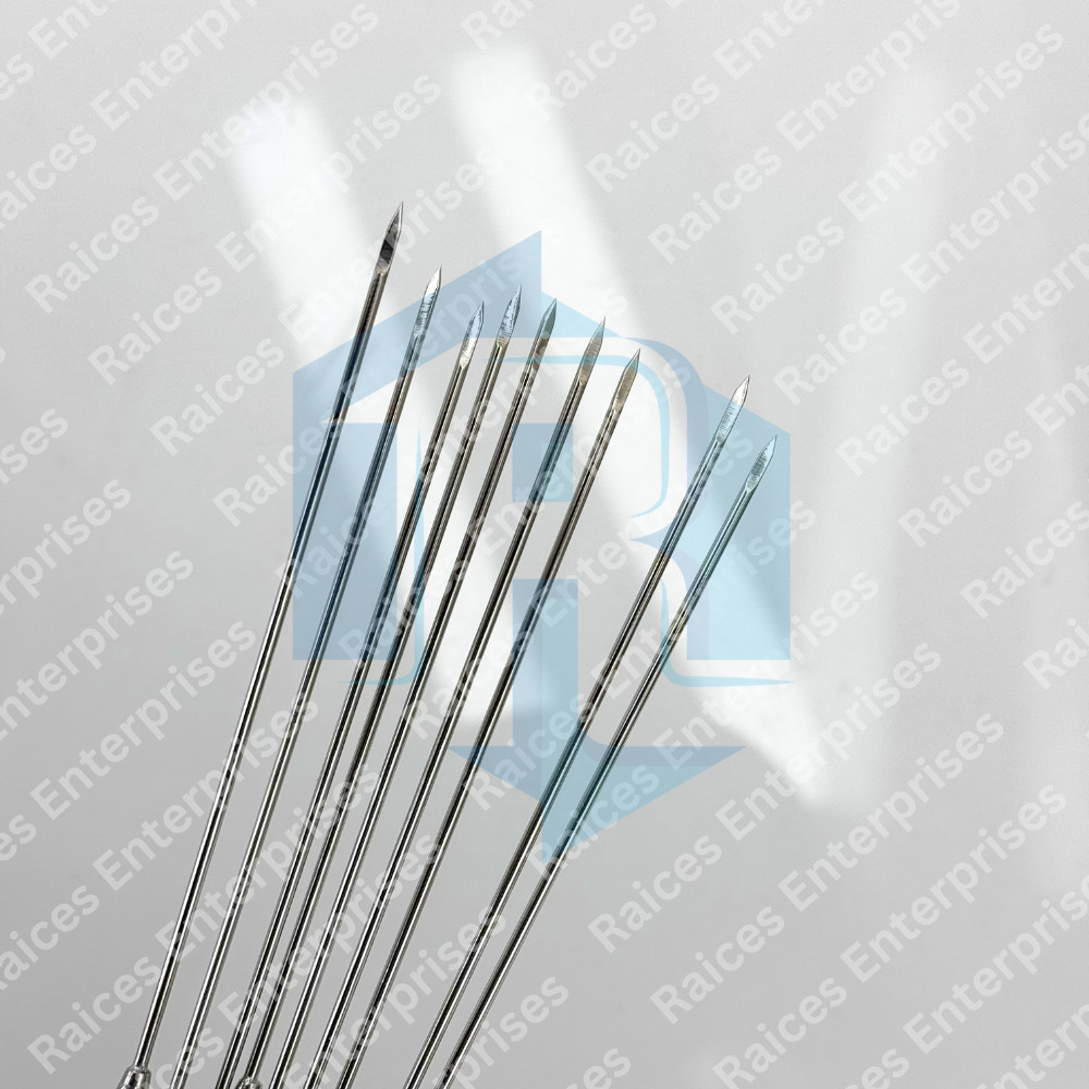 Ilizarov Olive Wires Trocar Point Sizes 1.5 1.8 2.0 Orthopedic Surgical Implants