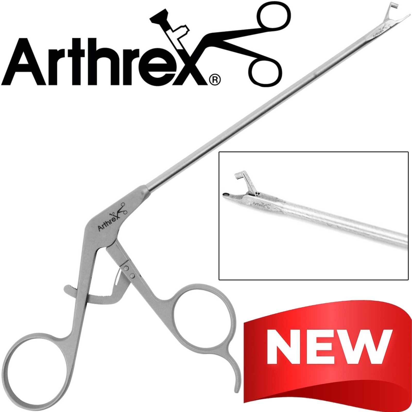 Arthrex AR-13974SR Rhino FiberTape Retriever, with SR Handle NEW Open Box 6.25″