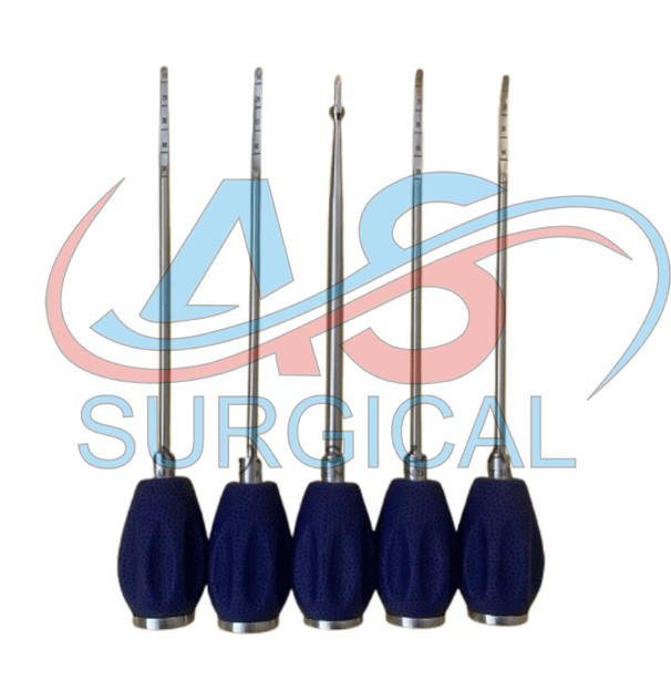 Spine Prods and Awls Set of 5 Surgical Orthopedics Instruments, Neurosurgery Set