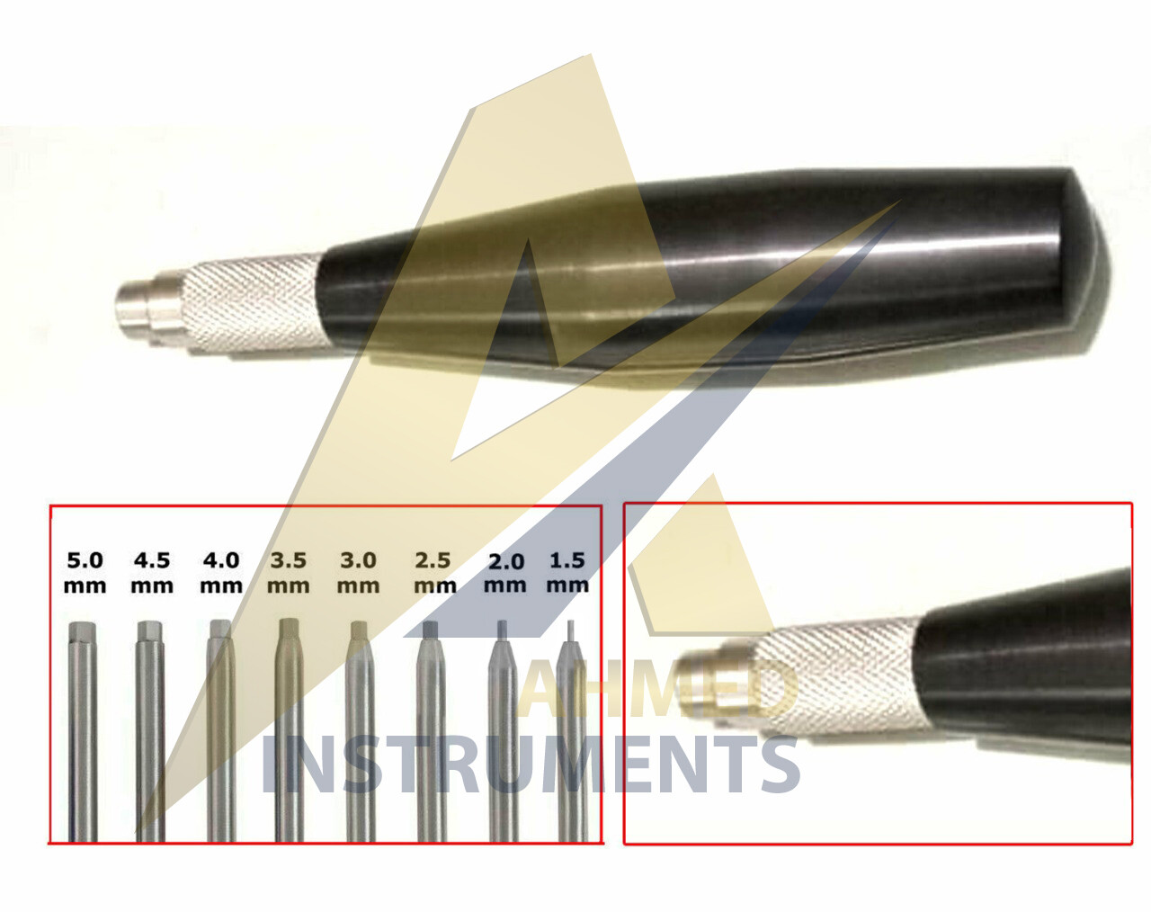 Bone Screwdriver Set With Quick Coupling Handle hex head orthopedic Instruments