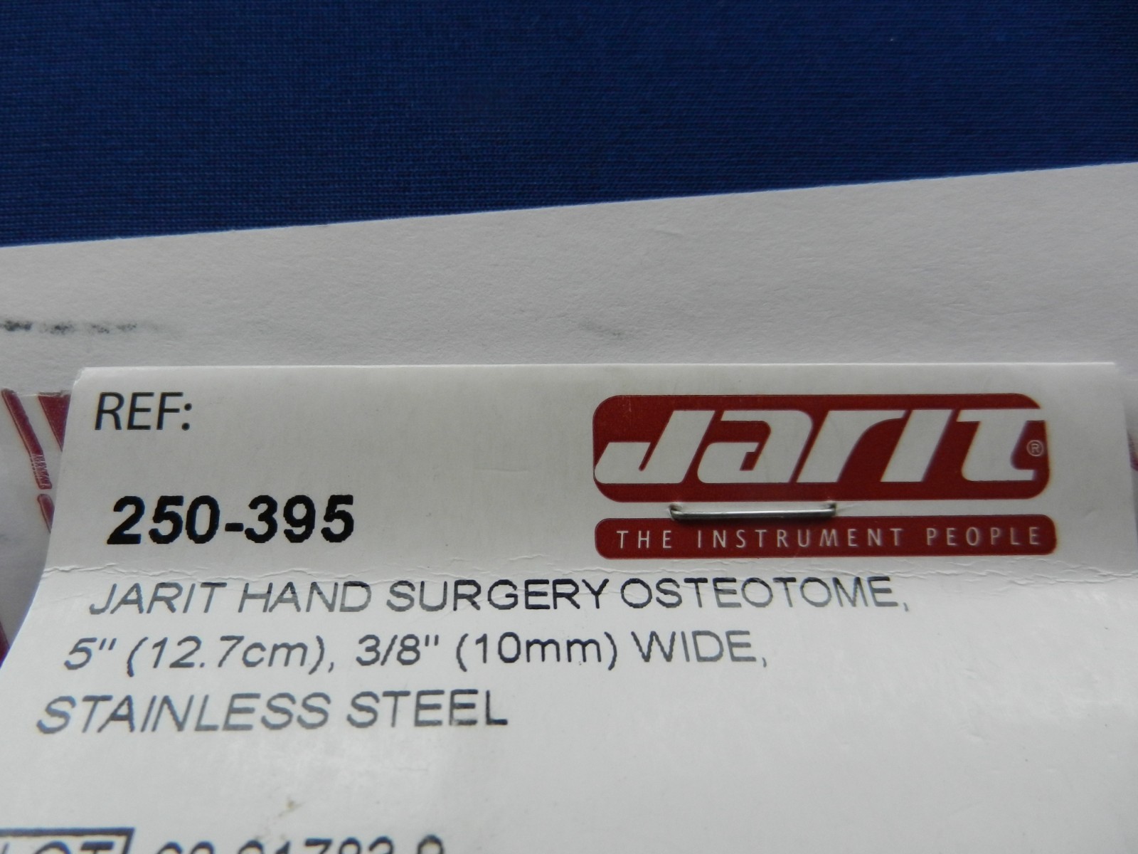 ***NEW*** Jarit 250-395 Osteotome 10mm Wide x 12.7cm Overall Length