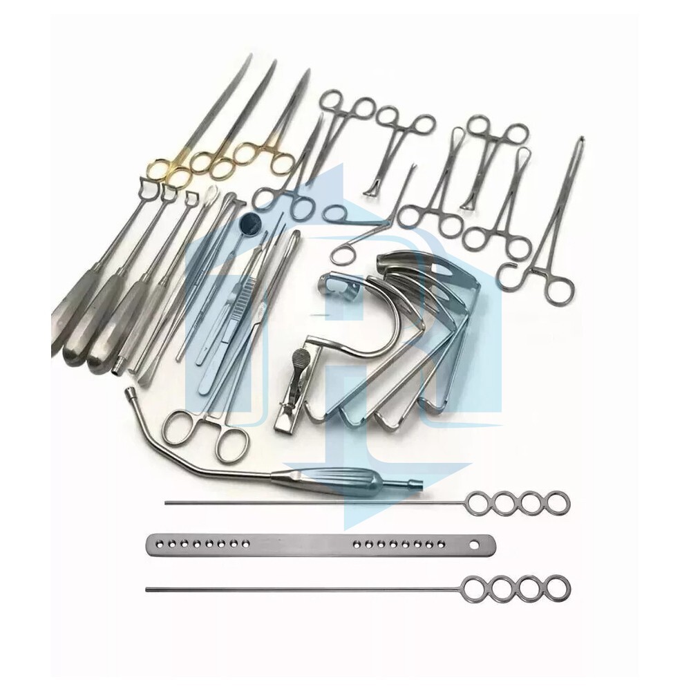 Tonsillectomy and Adenoidectomy 35 pcs Set Surgical Instruments Set