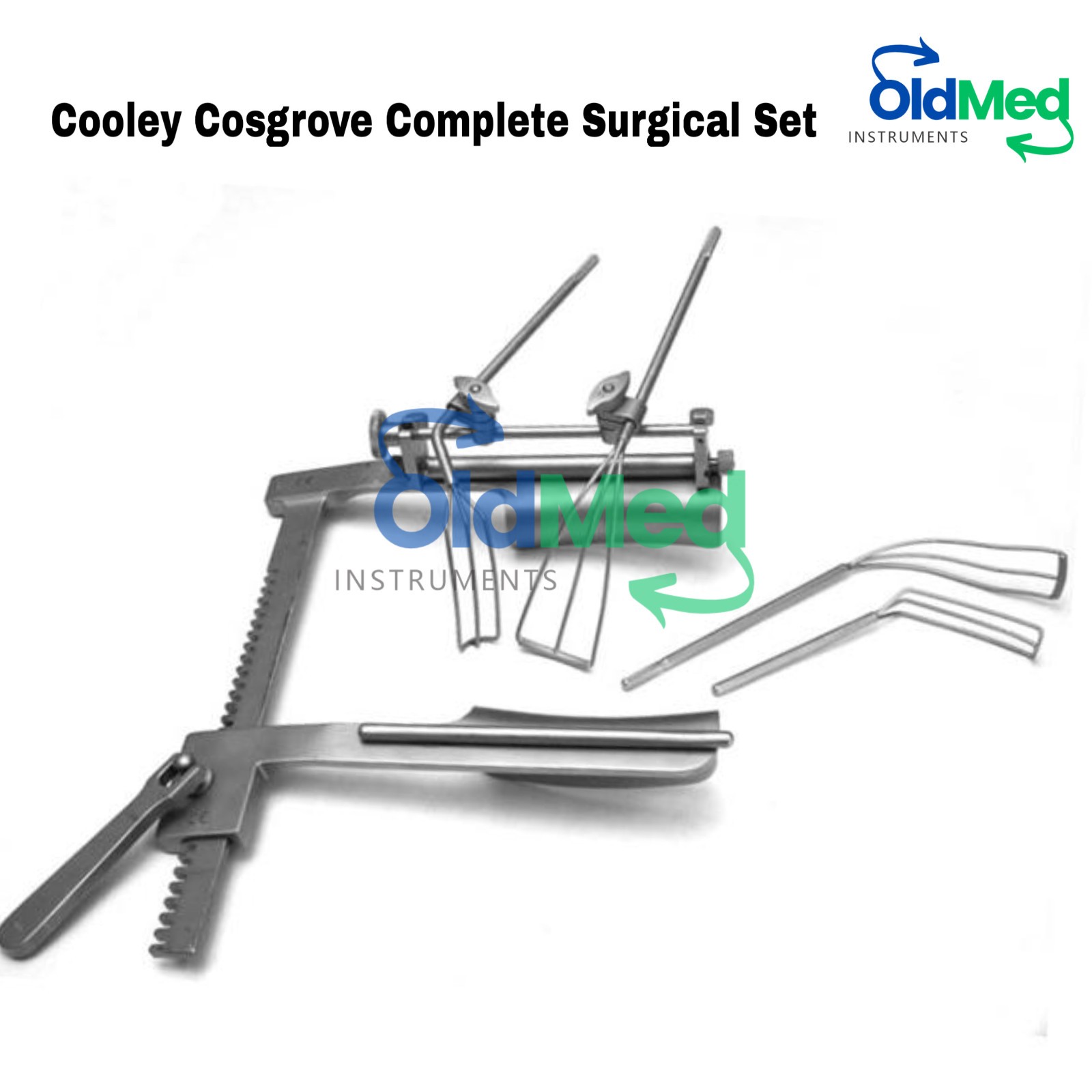 Cooley Cosgrove Mitral Valve Retractor Complete Surgical Set Top Quality