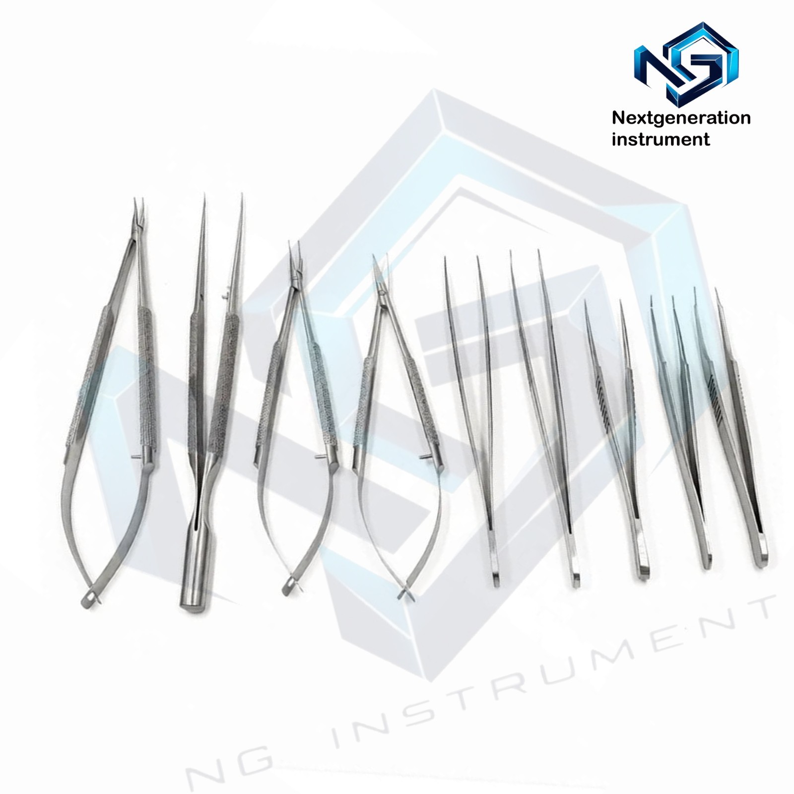 Professional Micro Surgical Instruments Precision Microsurgery German Steel Kit