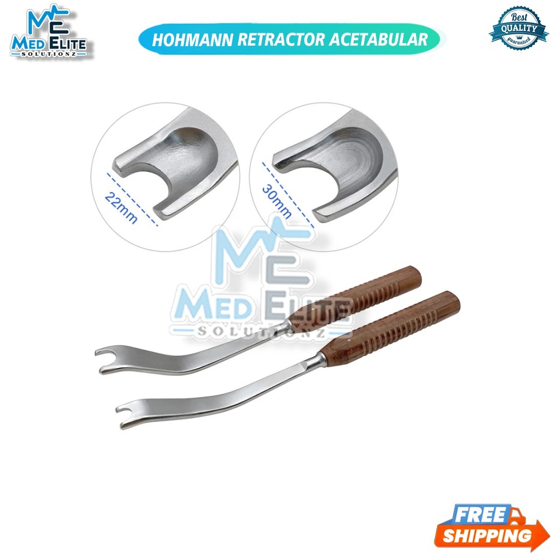 Hohmann Retractor Acetabular orthopedic surgical instrument Femur bone prying
