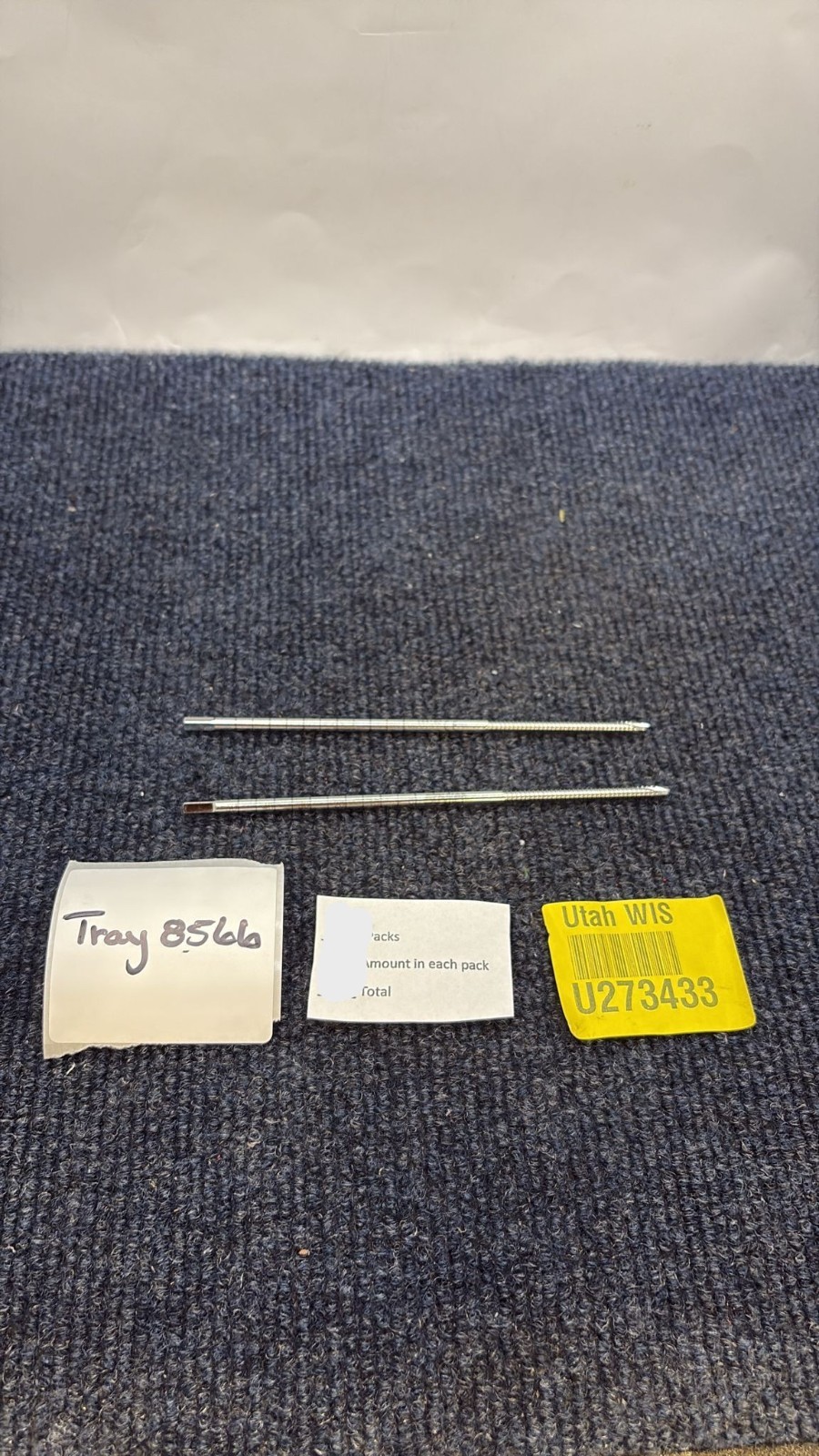 (QTY 2) Stryker 144140: 4.0mm x 140mm Bone Pins, 144000-07, HC597618-AF