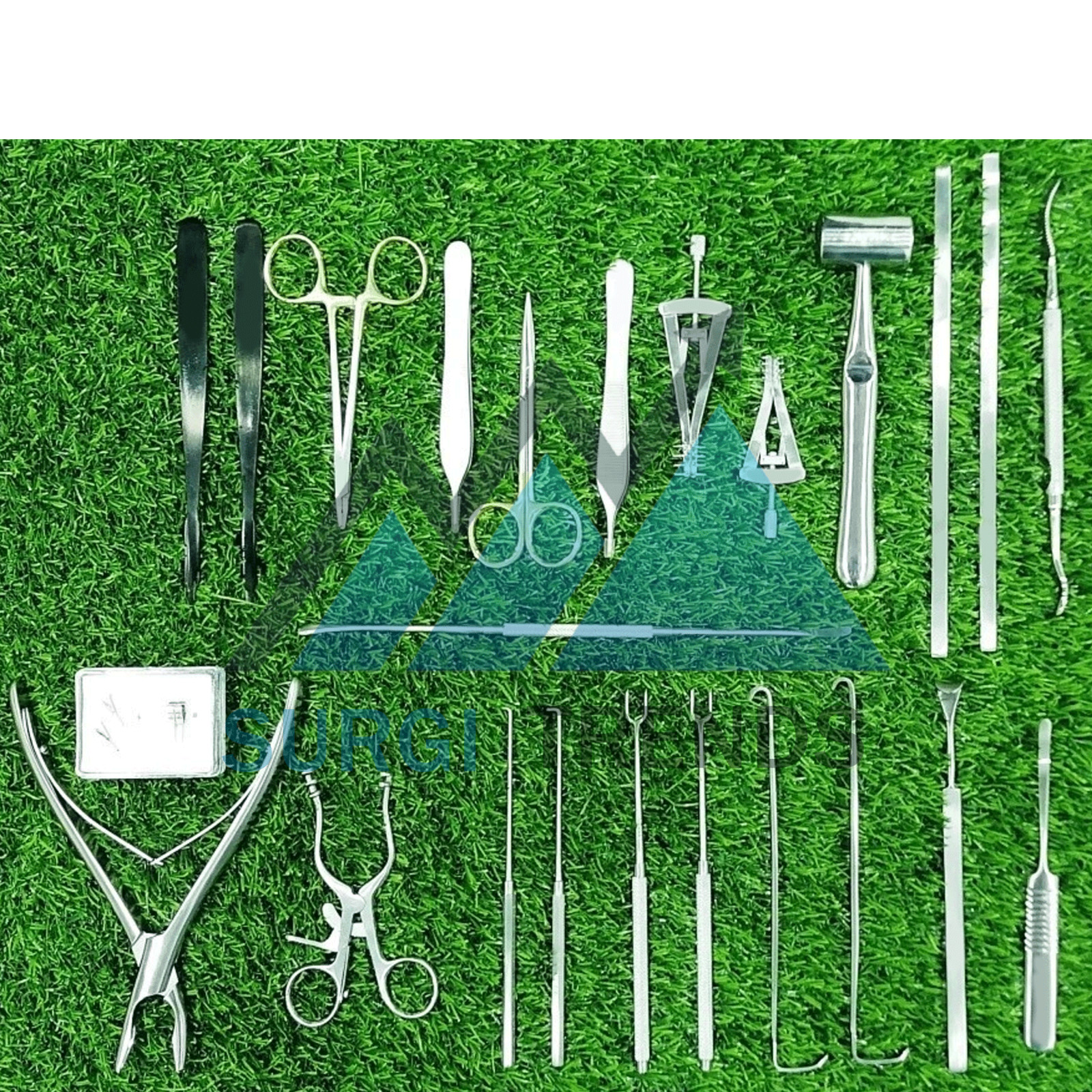 26pcs Basic General Hand Palm Wrist Surgery Plastic & Veterinary Instruments Set
