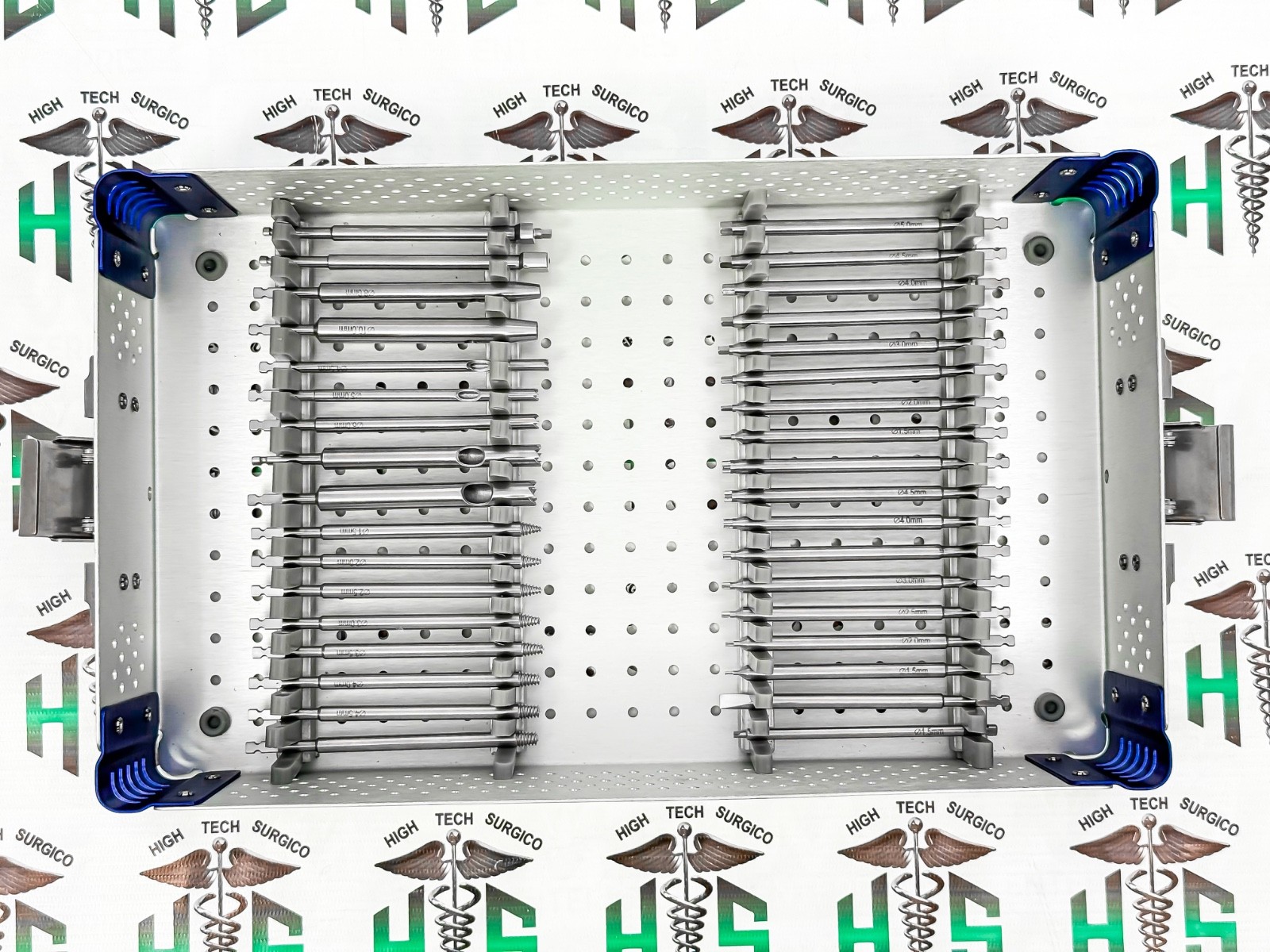 Broken Screw Remover Instrument Set 48 Pcs Orthopedic Surgi Extraction Kit + Box