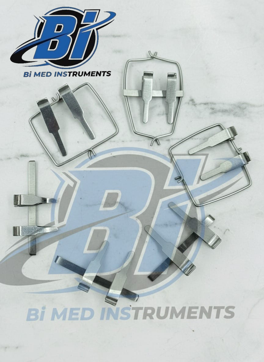 Acland Micro Surgery Vessel Clamps Set For Plastic Surgery & Neurosurgery