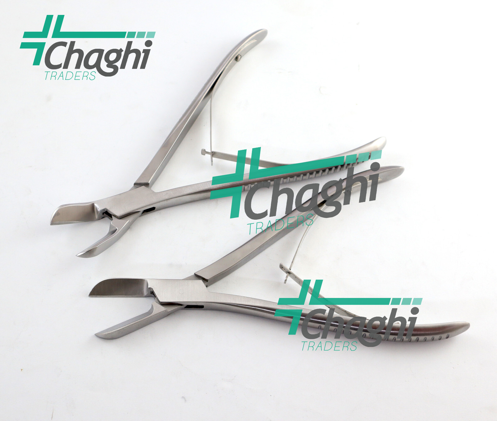 Liston Bone Cutting Forceps 22 cm curved and straight 2 PCs Set By Chaghi Trader