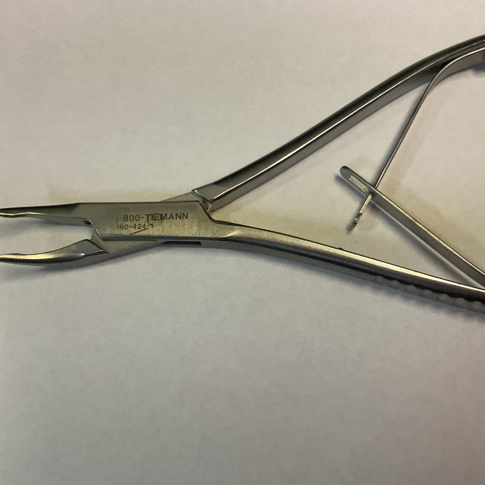 Tiemann Bone Cutting Rongeur Orthopedic Instrument 1-800 #(5C06T)