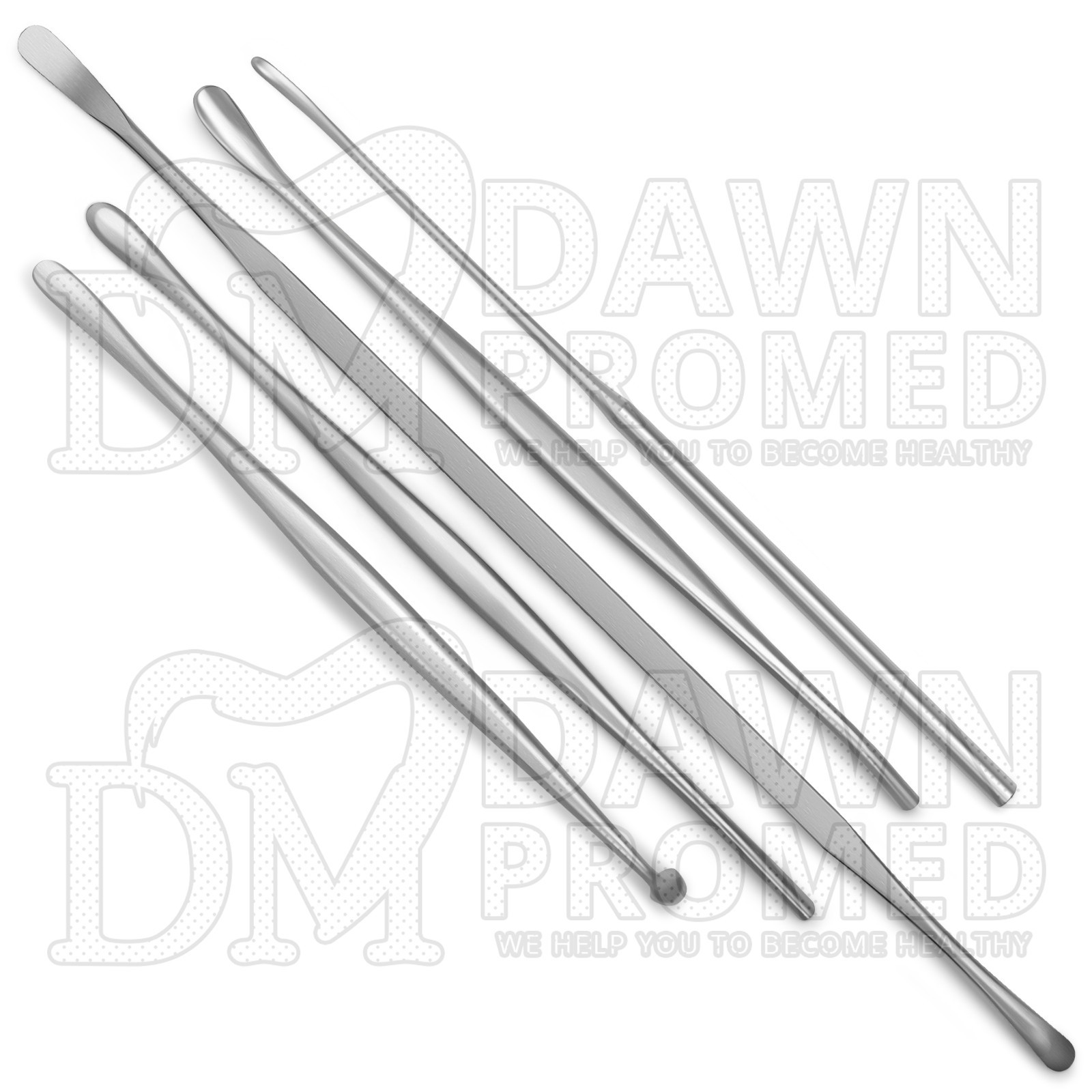 5 Pcs Penfield Dissectors Set Style 1-5 Neurological Instruments German Grade