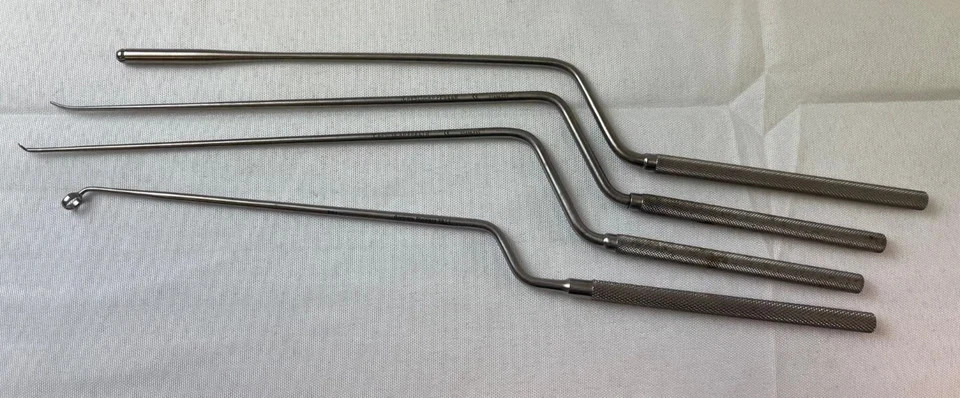 Set of 18 Codman Mizuho Aesculap Transsphenoidal Dissector Instrument Set w Case