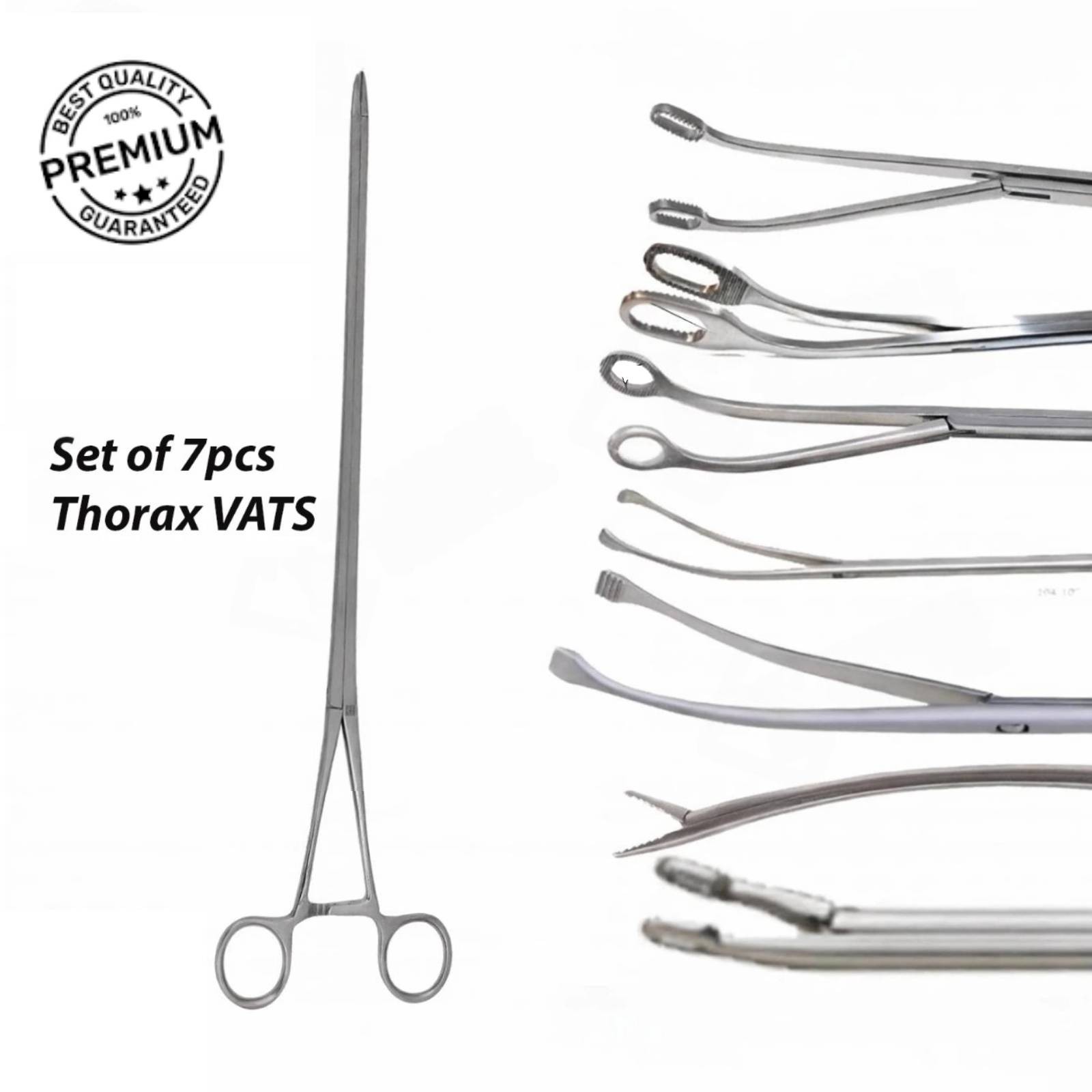 Thorax VATS Surgical Instruments Set – 7 PCS Minimally Invasive Thoracic Surgery