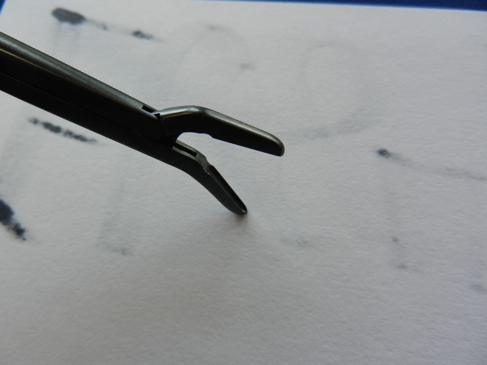 E6841 Globus 632.601 Straight 2.0mm Down Biting Bayonet Forceps
