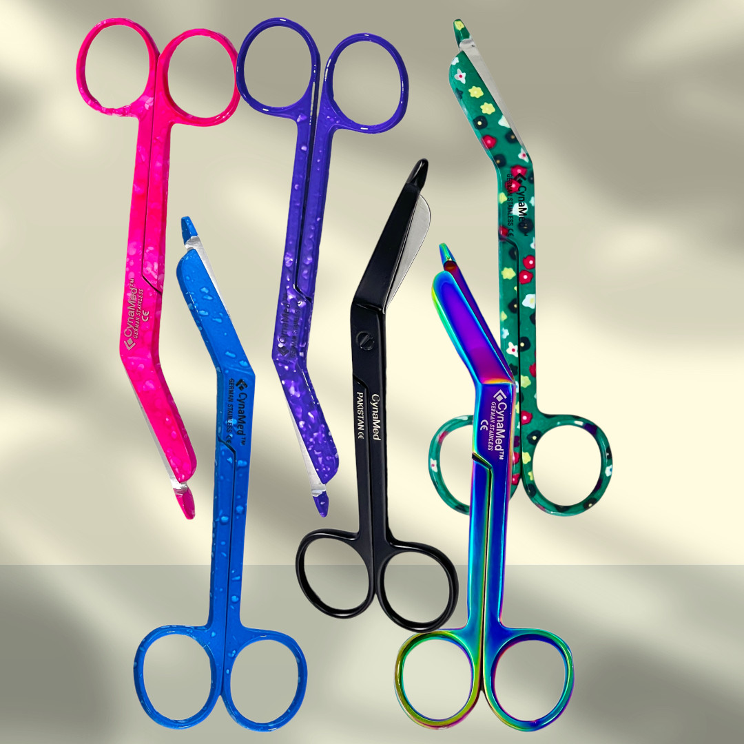 ArTLaB-Nurse Lister Bandage Scissors 5.5″ – Set of 6 Each – Multicolor,Stainless