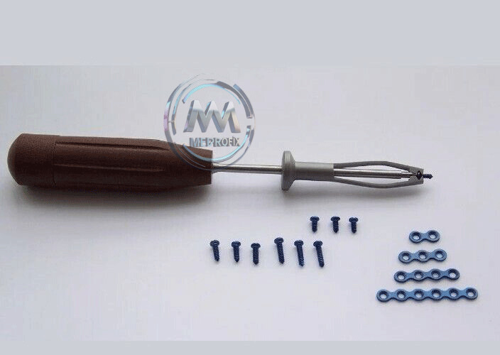 Maxillofacial Adaption Surgical orthopedic implants Titanium mini Plate
