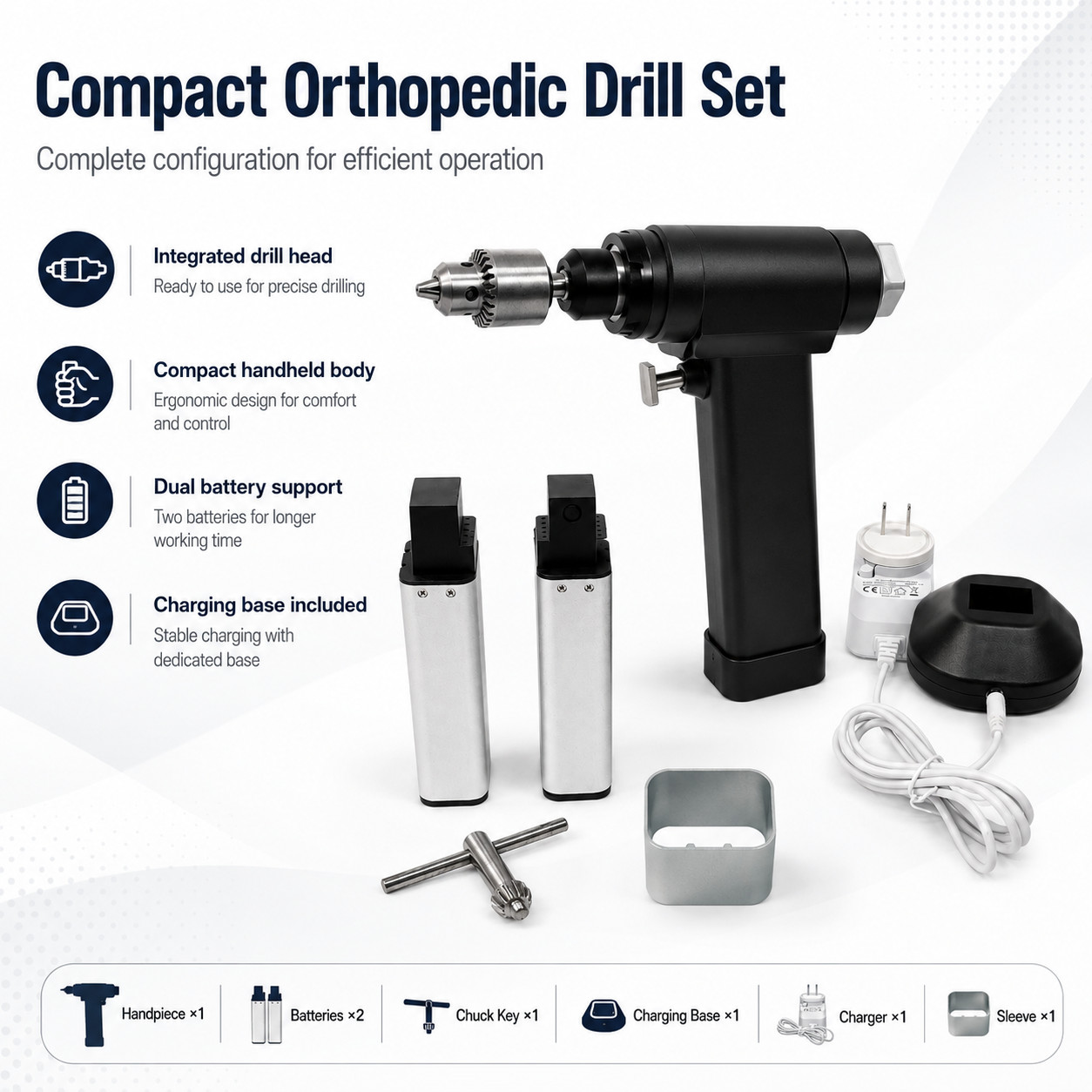 Electric Orthopedic Reciprocating Bone Saw Sternum Cut Veterinary Surgical Tool
