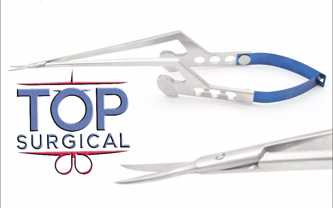 Kamiyama Micro Scissor Neurosurgery Bayonet Handle A+ German Quality