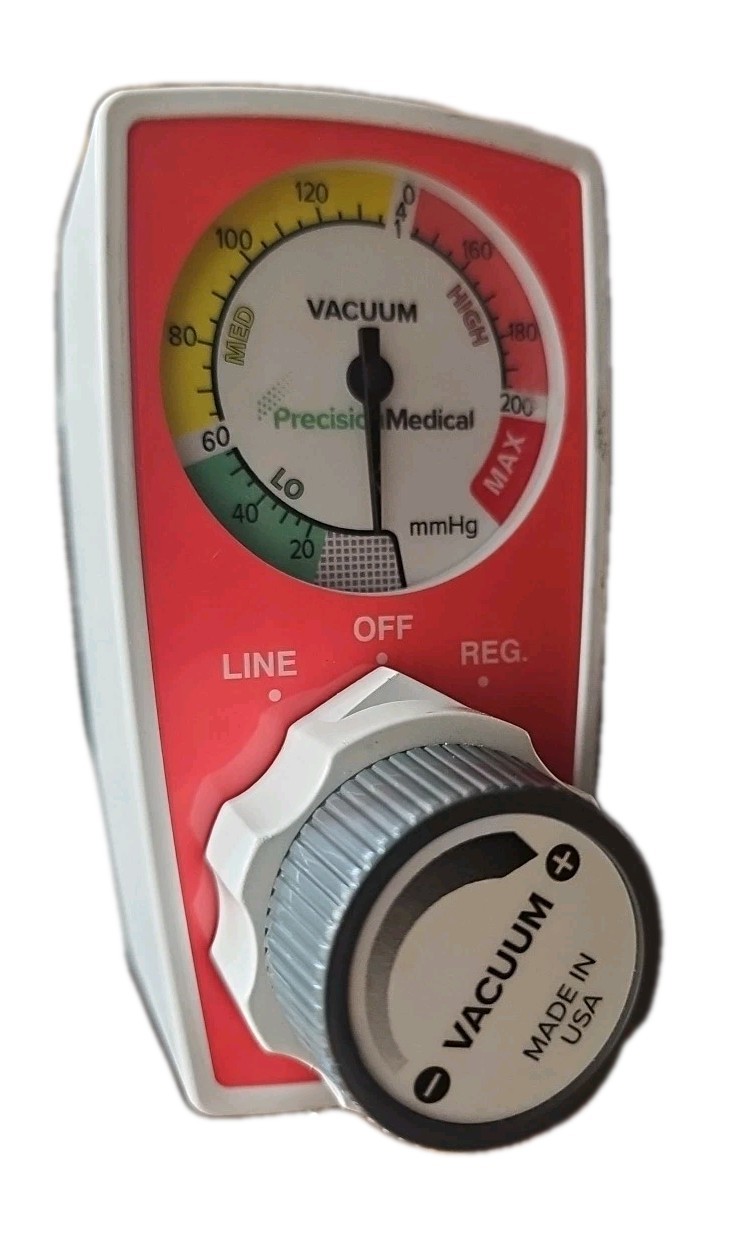 Precision Medical PM3100 Suction Vacuum Regulator 0-200 mmHg!