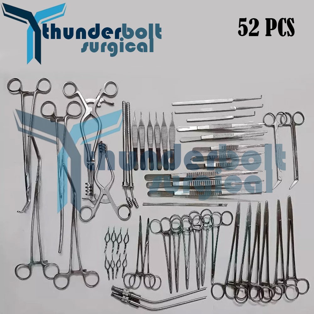 Vascular Surgery Set of 52 Pcs Surgical Instruments