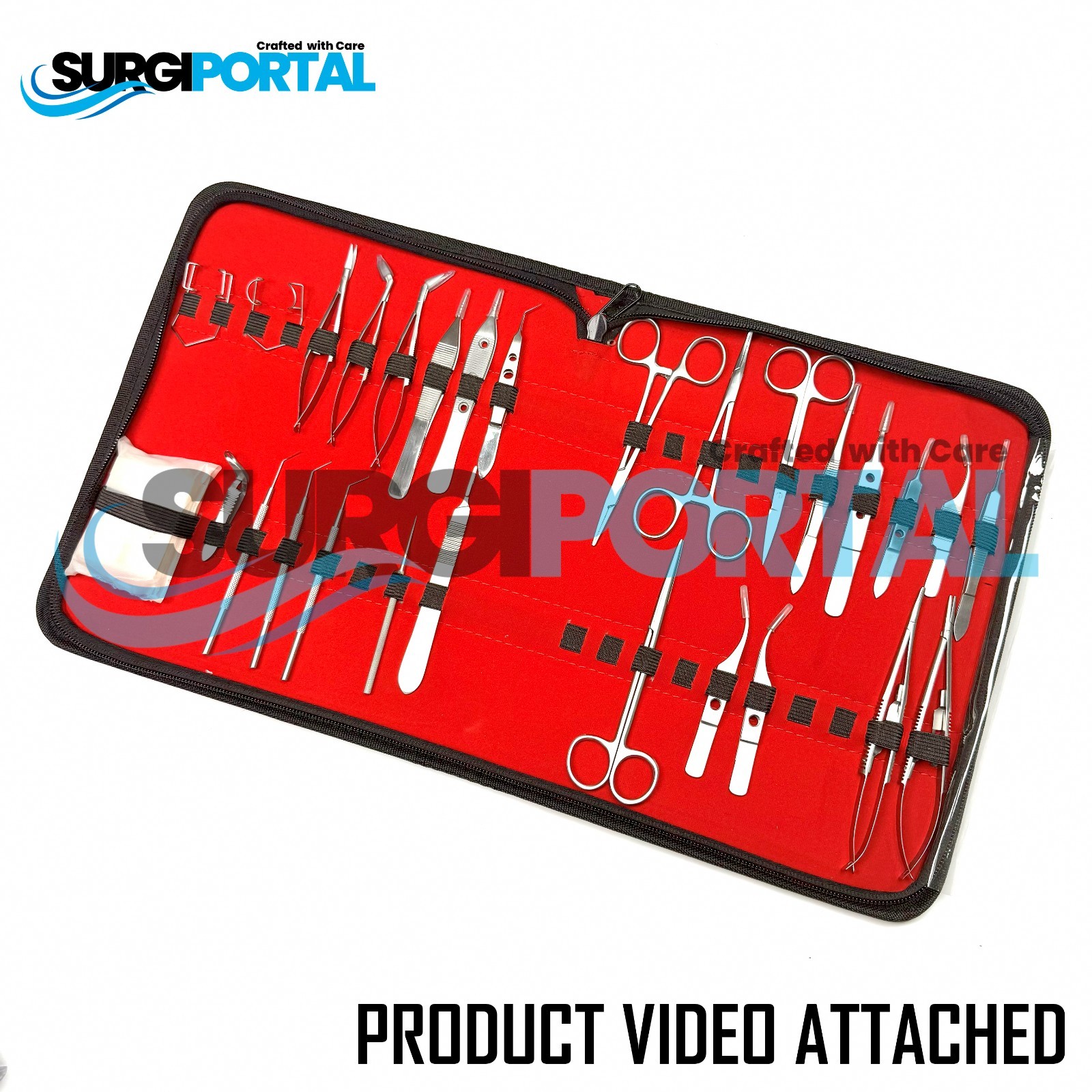 VETERINARY OPHTHALMIC EYE MICRO SURGERY SURGICAL INSTRUMENTS KIT 28 PC O.R GRADE