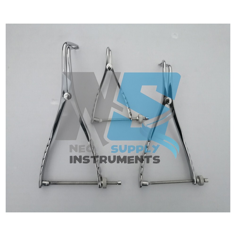 Set of 3 Stifle Distractor with Spinlock 13cm,19cm,21cm orthopedic Instruments