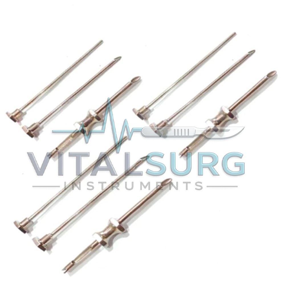 6 Sets of HRT TROCAR 3.5mm And 4.5mm Cannula & Obturator