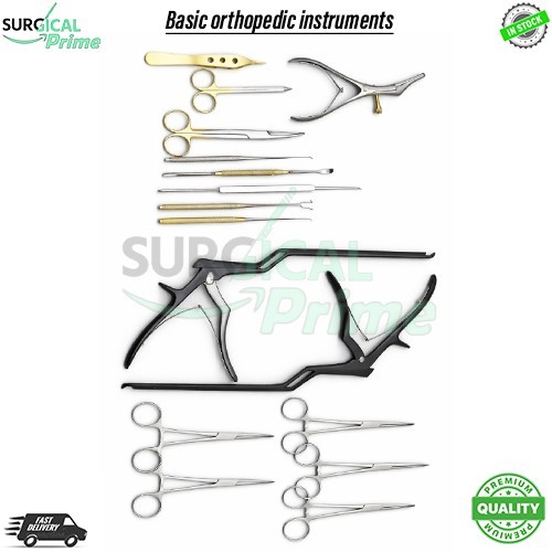 Basic orthopedic instruments surgery set of 15 Pcs surgical instruments set
