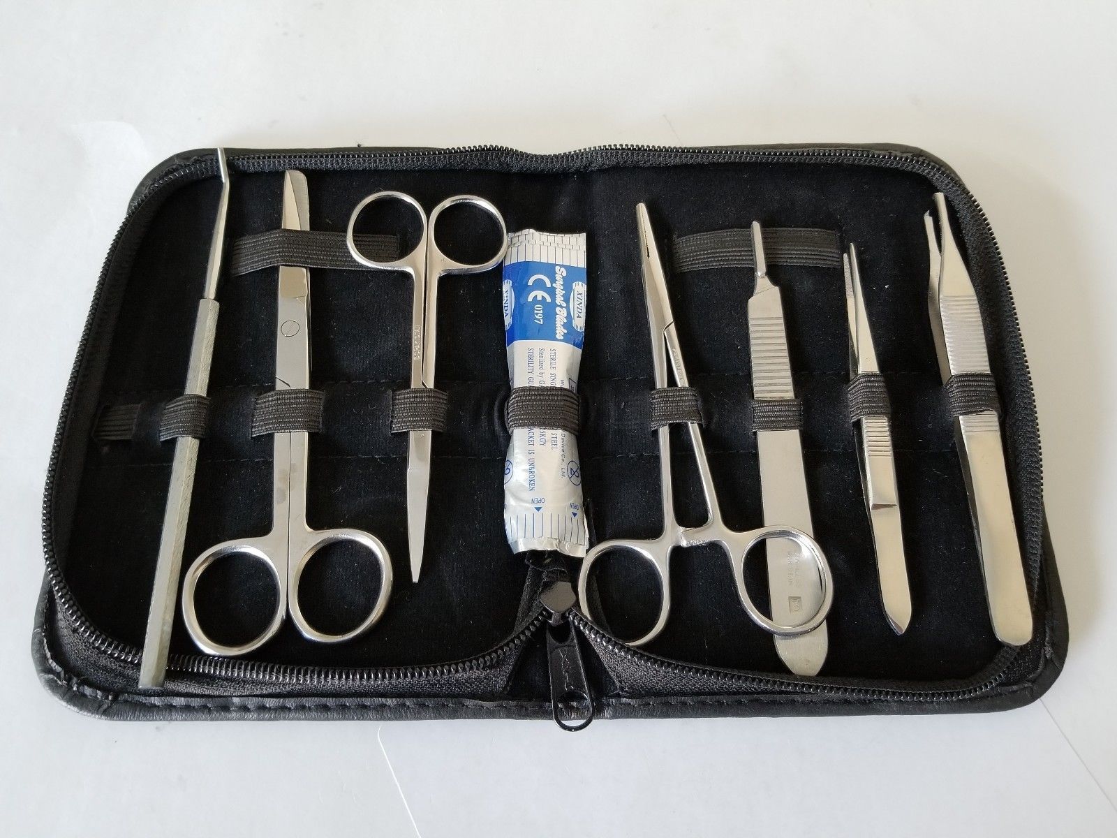 12 PCS MINOR SURGERY DISSECTION DISSECTING STUDENT KIT SURGICAL INSTRUMENTS