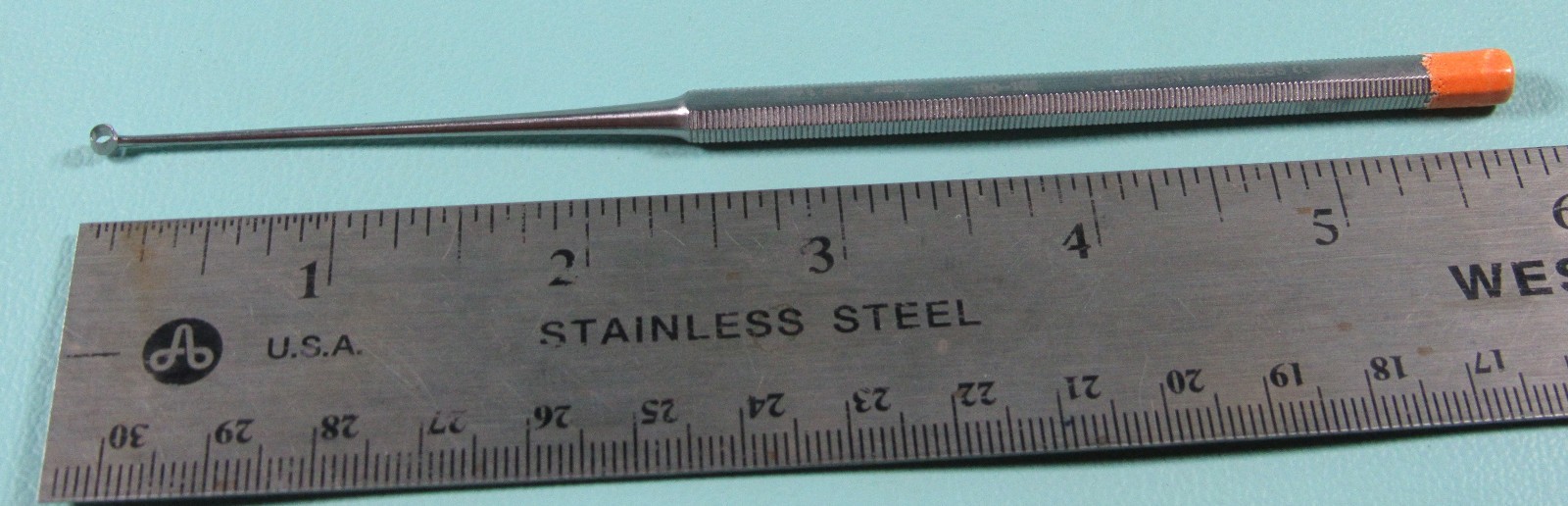 Marina Medical 190-106 Buck Ear Curette #2 Sharp Straight 14.5 cm Germany S.S.