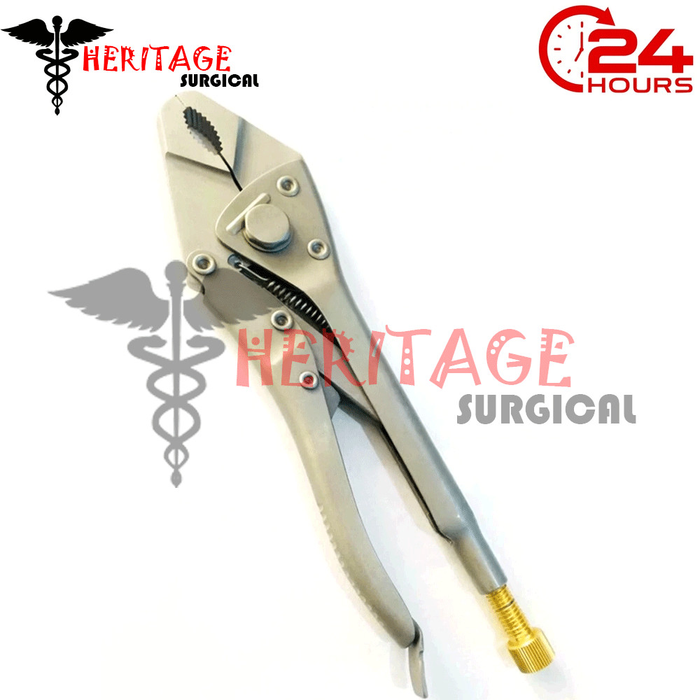 Vise Grip Locking Pliers Curved Jaws 8″ Surgical Orthopedic Instruments