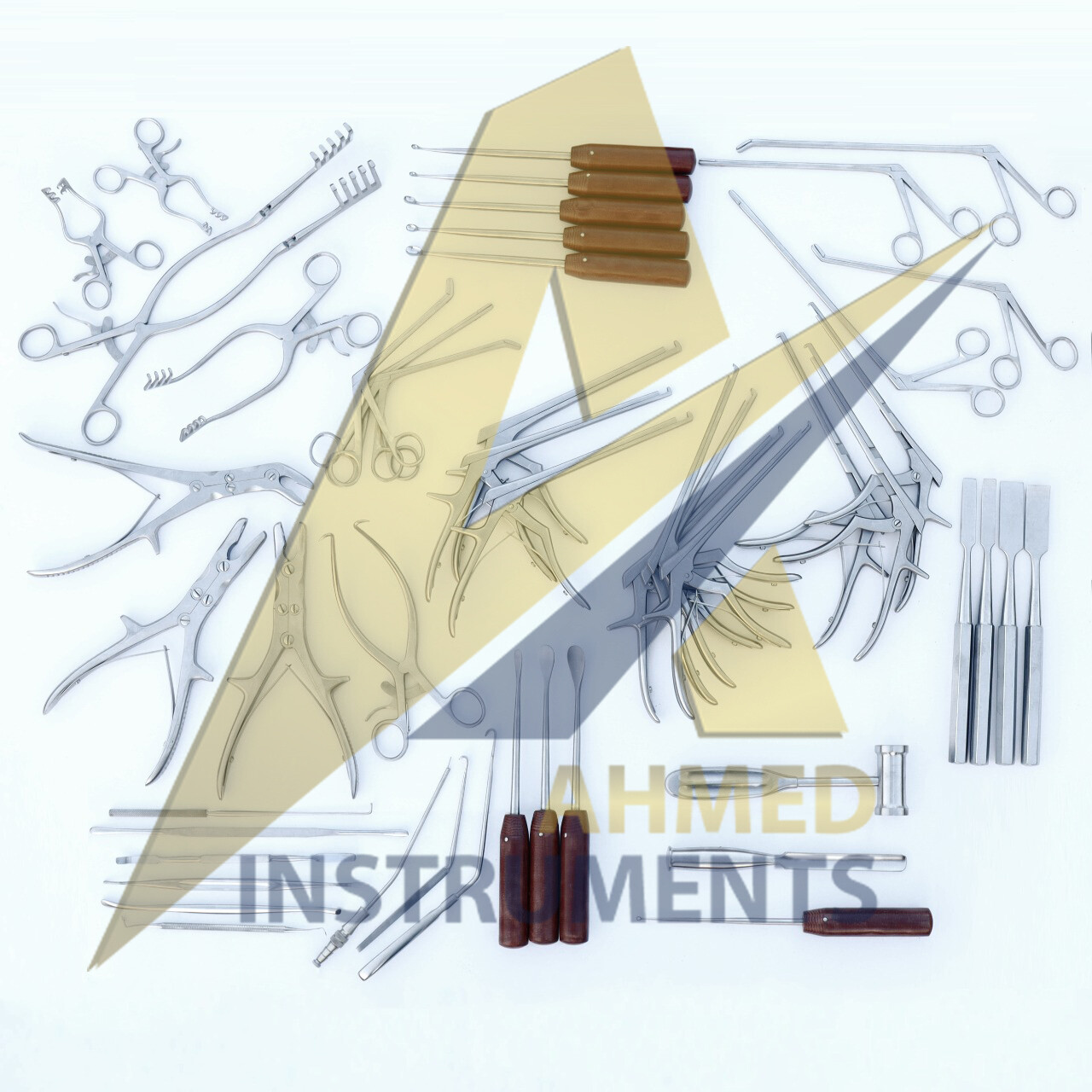 Laminectomy Complete Instruments Full Set 47 Pcs Spine Orthopedic Instruments