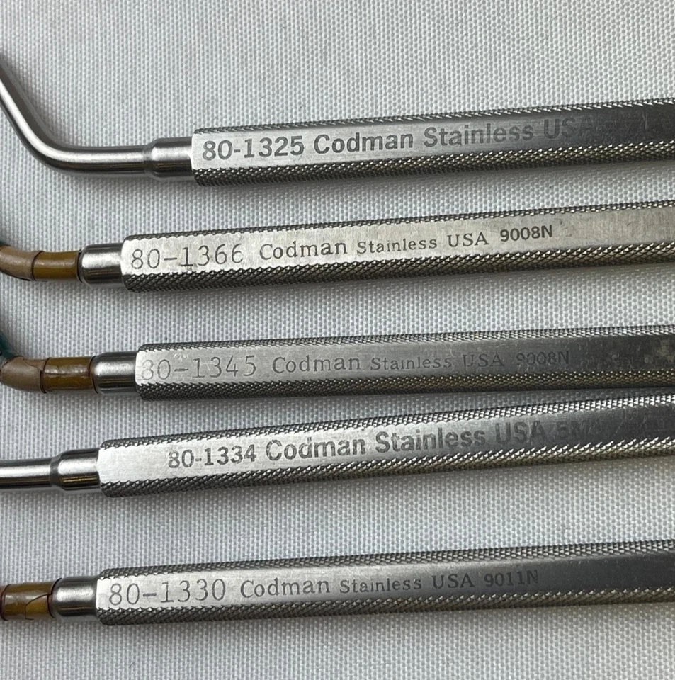 Codman Mizuho Aesculap Transsphenoidal Dissector Instrument Set without Case