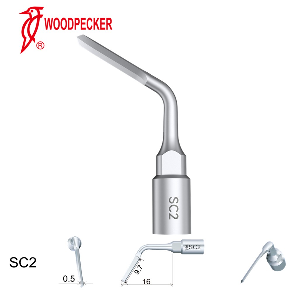 Woodpecker Dental Perio Bone Surgery Tips SC2 for Surgic Smart & Satelec Perio
