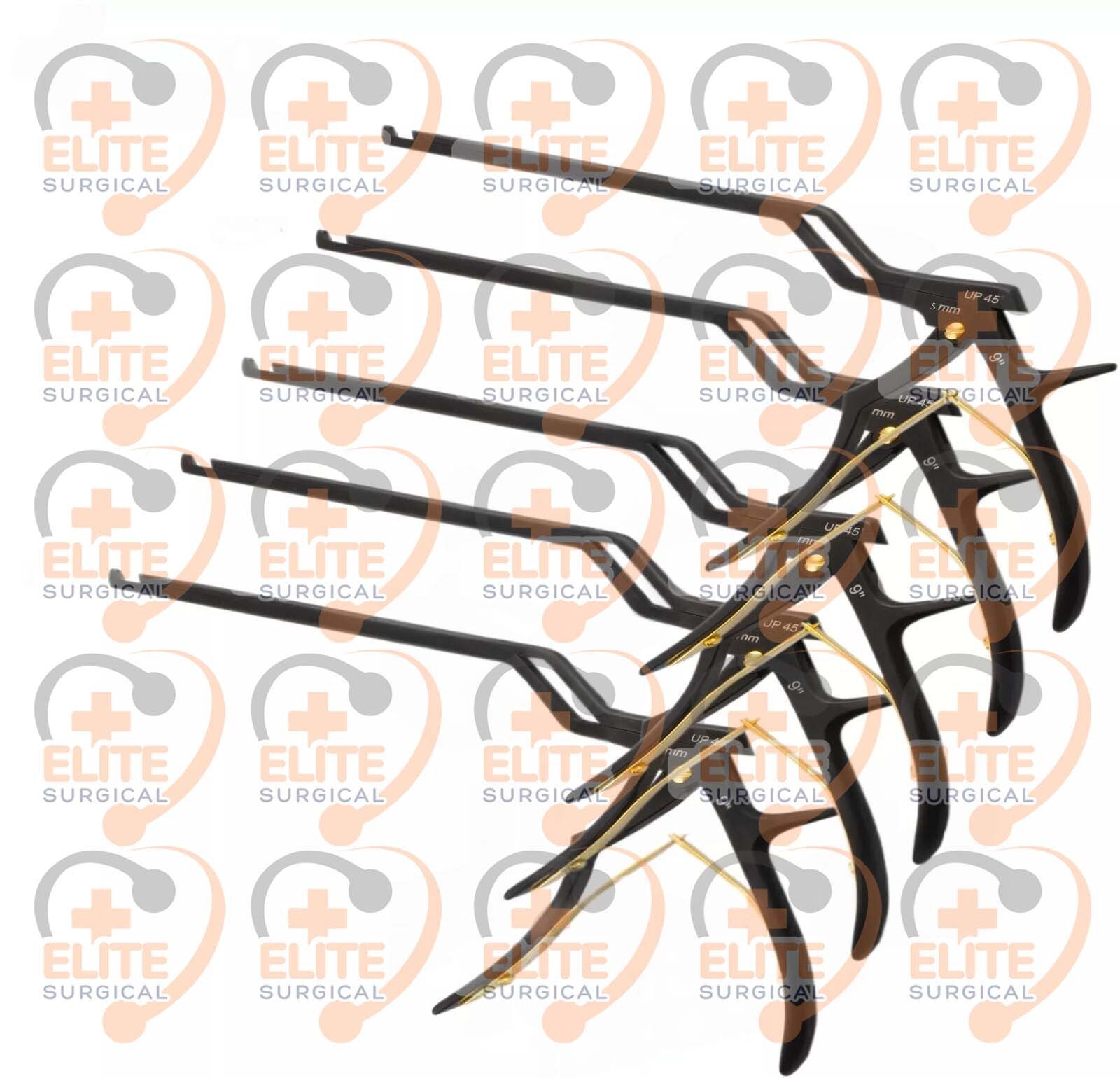 Kerrison Bayonet Bone Spine Rongeur, German Orthopedic Instruments Set of 5 PCs