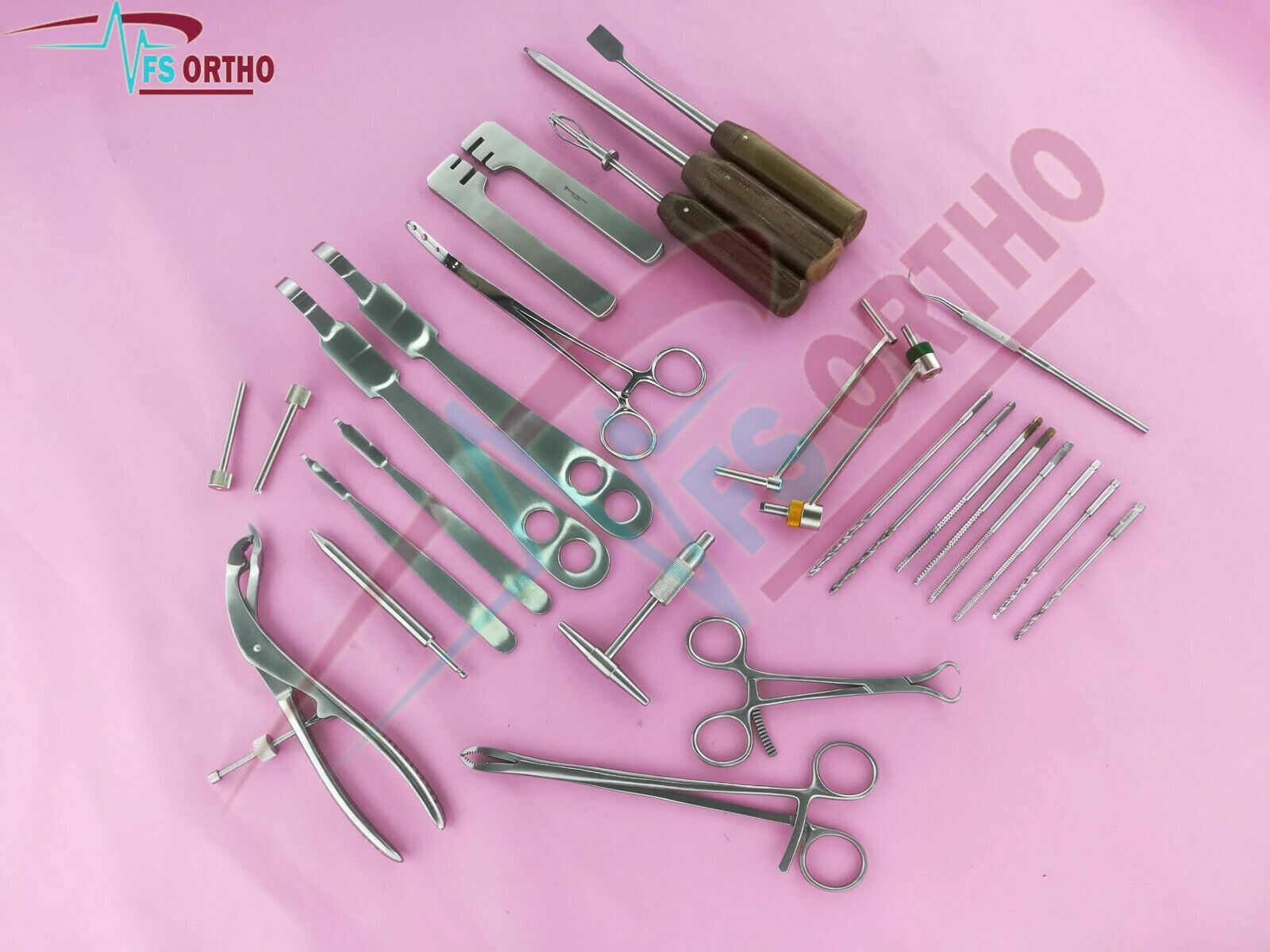 Small Fragment Instruments Orthopedic Surgical Instruments 30 Pcs Set
