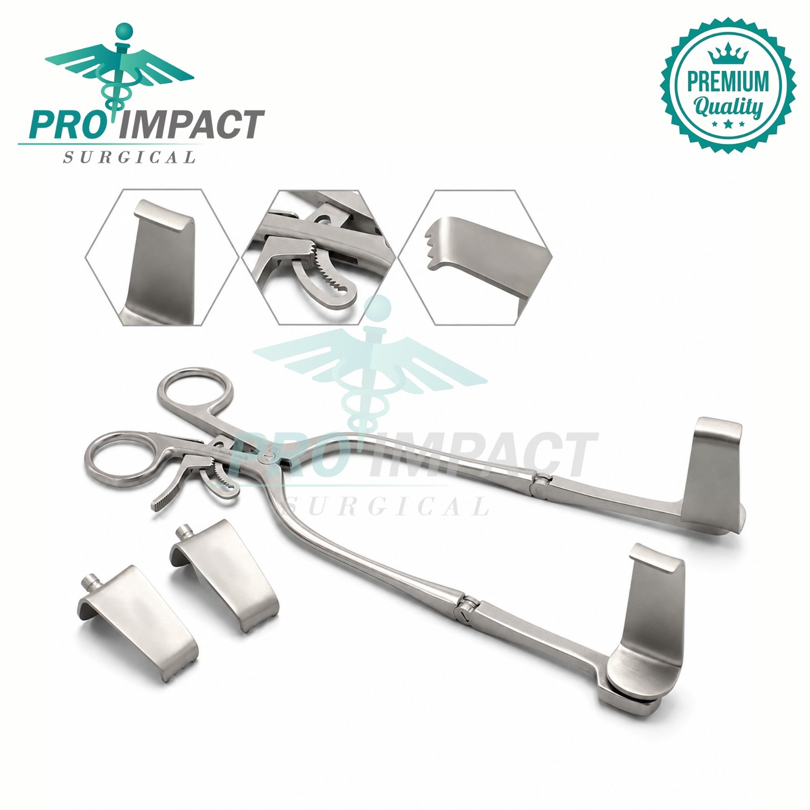 Cervical Retractor With Sharp & Blunt blades Set Spine Surgical Instruments