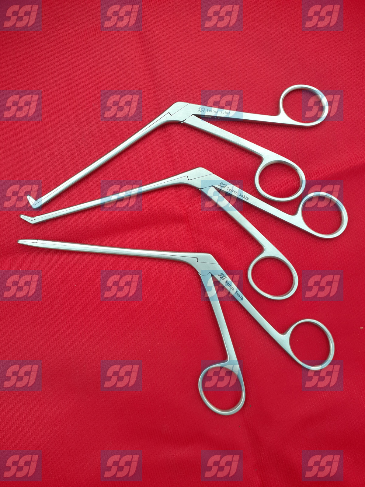 Blakesley-Wilde Nasal Forceps Set For Rhinoscopy straight , 45 & 90 degree tip