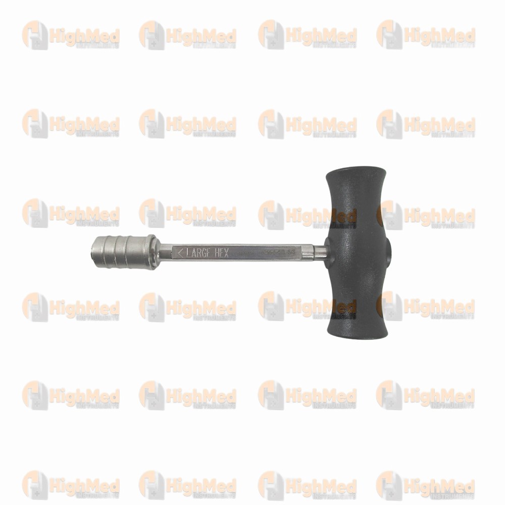 Stryker Howmedica T-Handle Large Hex Drive Chuck Orthopedic Sugical Instrument