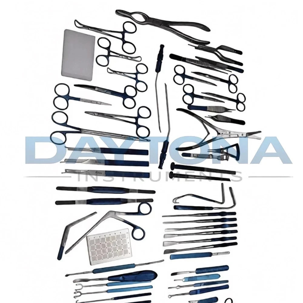 New Rhinoplasty Instruments Set Titanium Coated Nose Surgery Quality With Box