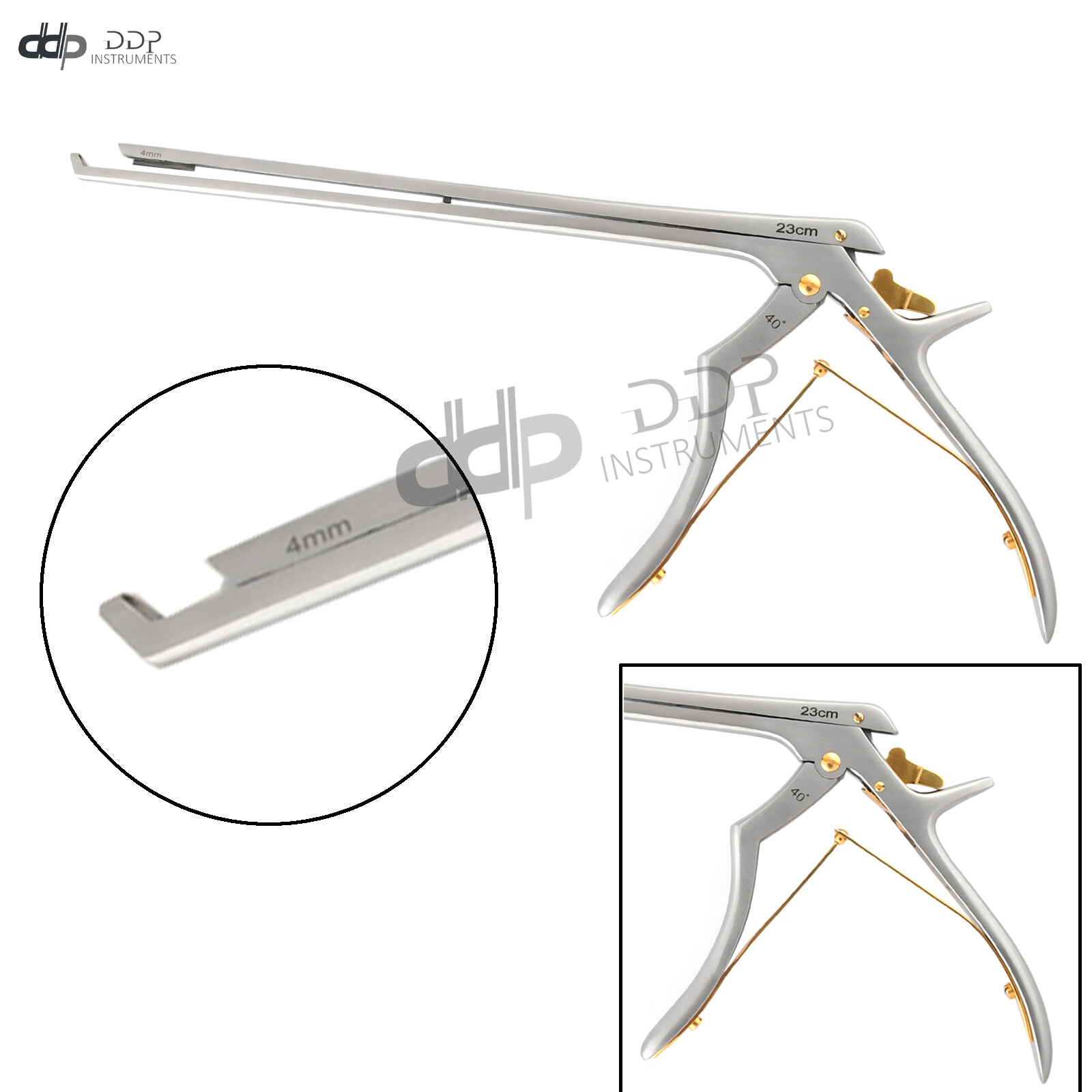 Kerrison Cervical Rongeurs 23 cm Shaft 4mm Upward 40 Degree Orthopedic OP-052