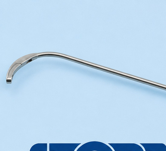 KARL STORZ 653000 HEUWIESER Antrum Grasping Forceps Fixed Jaw Curved Down 90°