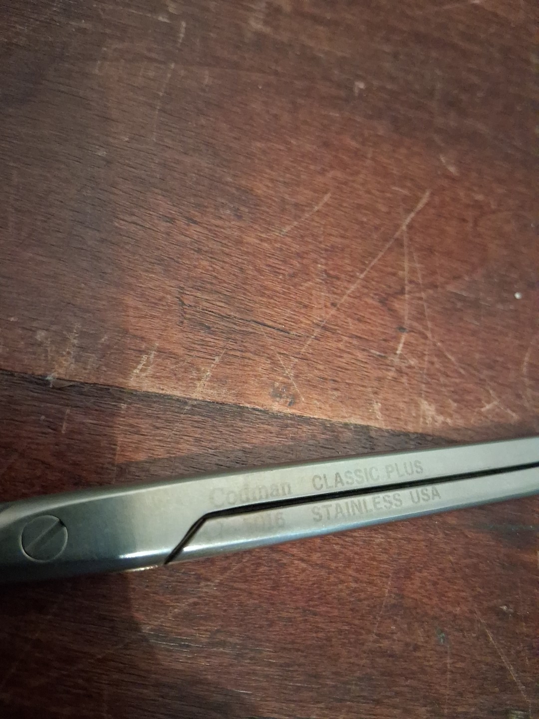 Codman Classic Plus 36-5016 Curved Stainless Scissors Surgical Pre-owned