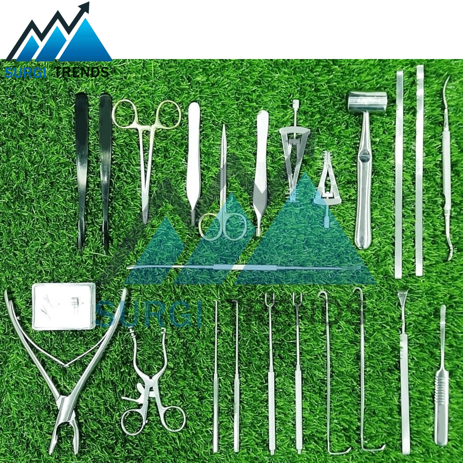 26pcs Basic General Hand Palm Wrist Surgery Plastic & Veterinary Instruments Set