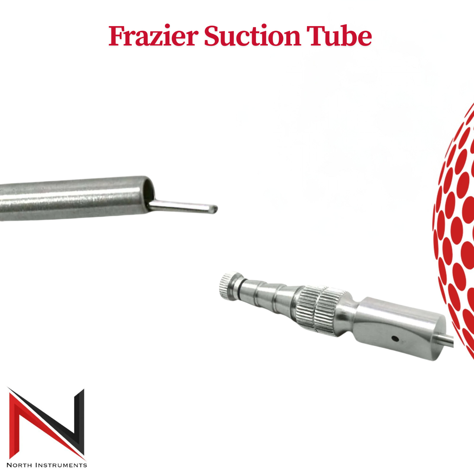 Surgical Frazier Suction Tube 3mm Medical Aspirator Cleaning Diagnostic Tools CE