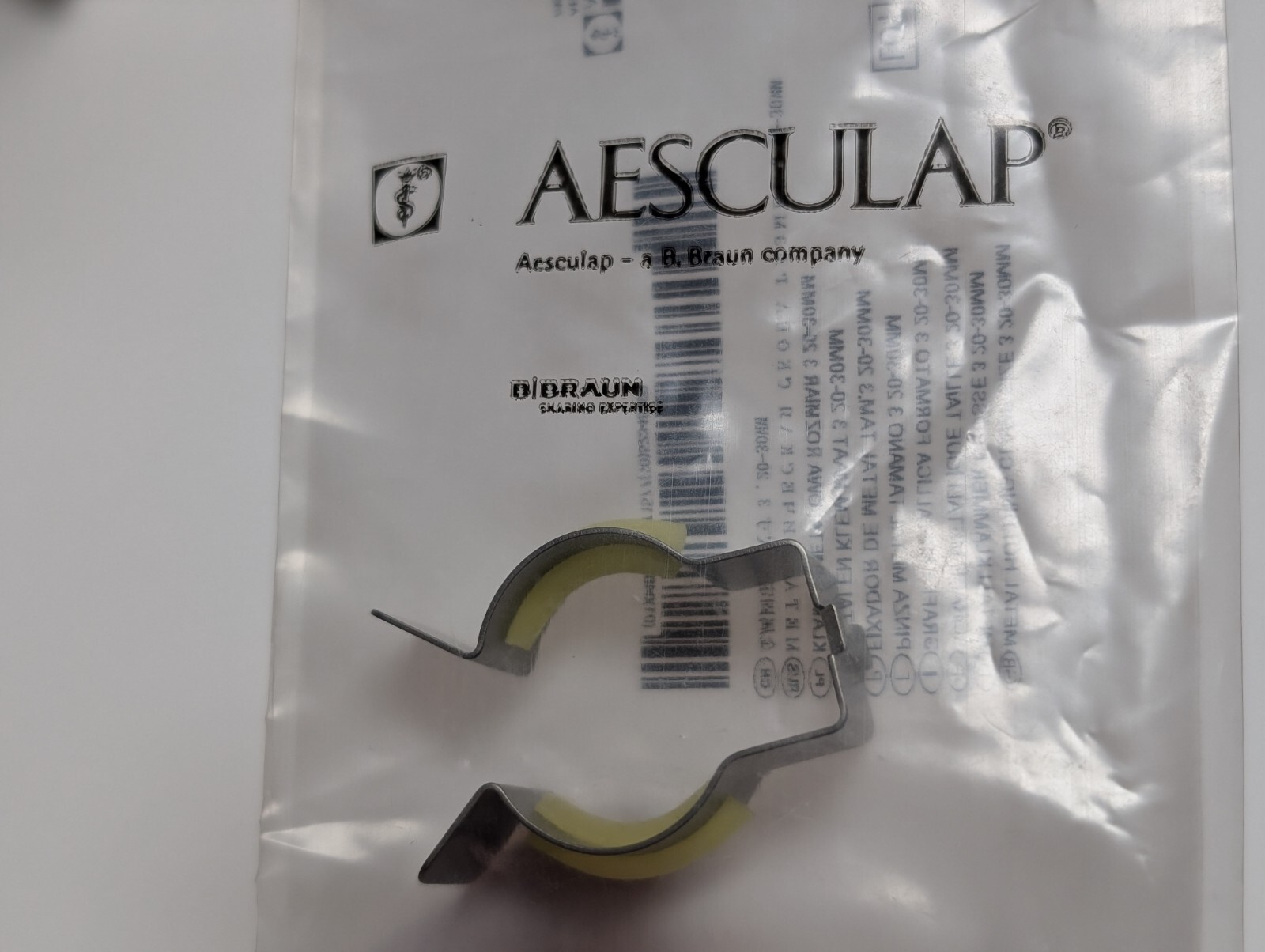 AESCULAP JG353R Metal Holding Clamp Size 3 20-30 mm Made In Germany (NEW).