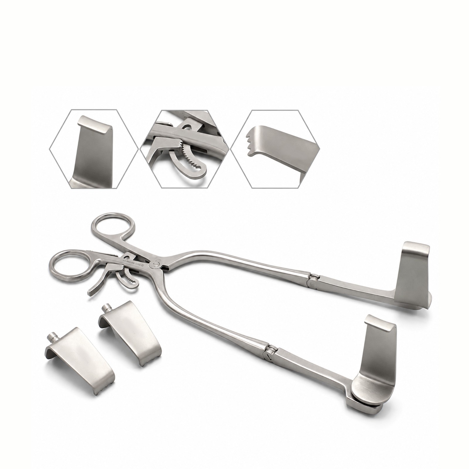 Cervical Retractor With Sharp & Blunt blades Set Spine Surgical Instruments